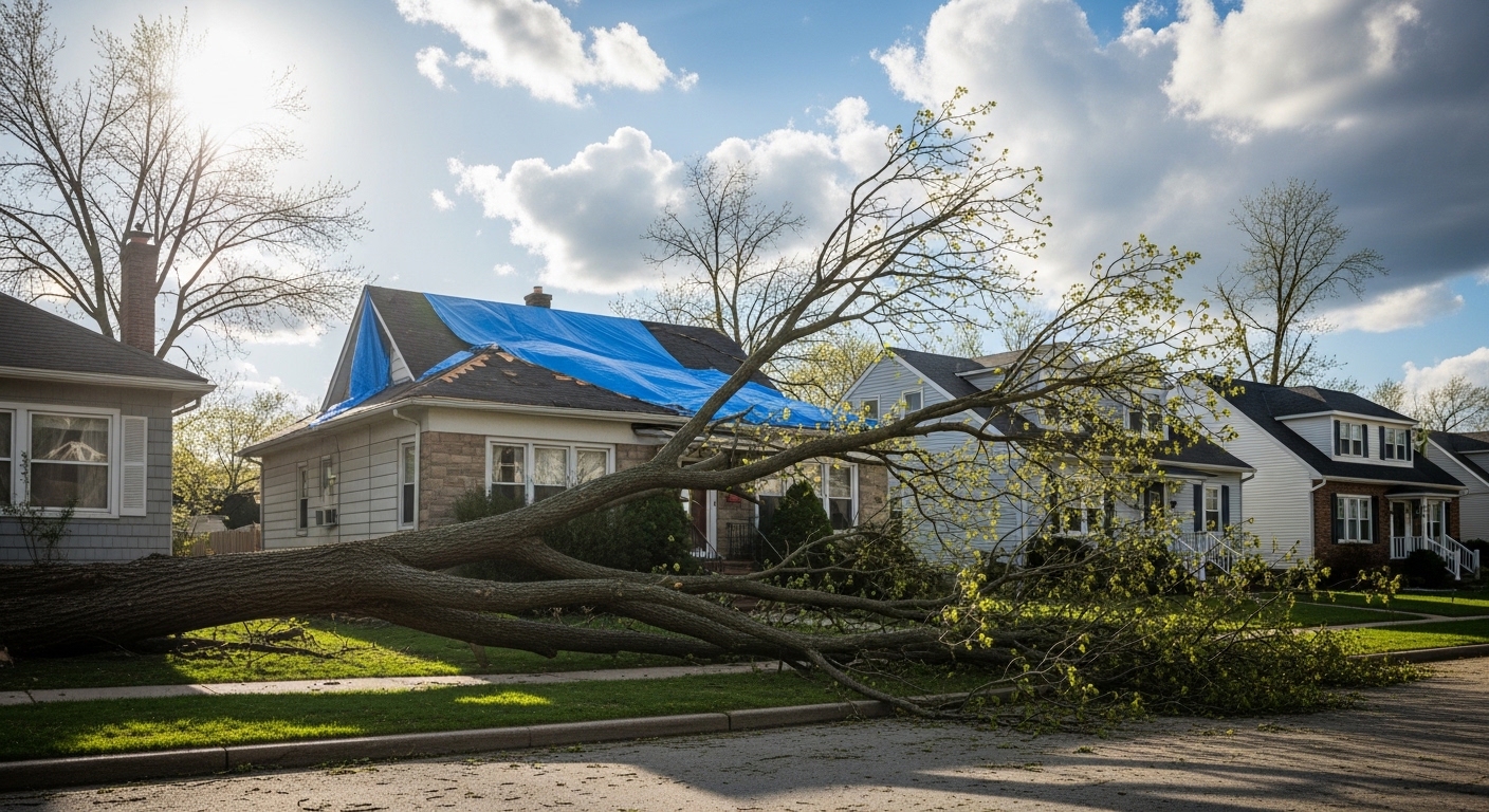 Storm Damage Repair in South Philadelphia
